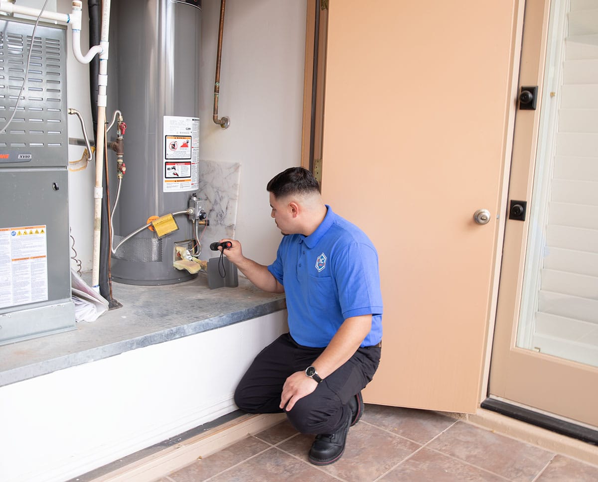 Water heater inspection